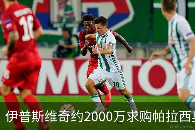 伊普斯维奇约2000万求购帕拉西奥斯遭回绝