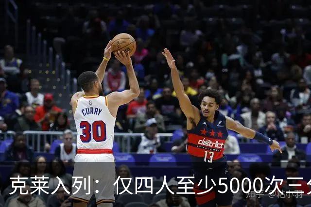 克莱入列：仅四人至少5000次三分出手命中率达40%